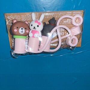 Urban Outfitters Icon Straw Topper Set